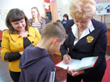 Президент Федерации Спорта Слепых Лидия Павловна Абрамова посетила коррекционные образовательные учреждения для слепых и слабовидящих детей