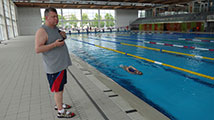Подготовка сборной команды России по плаванию спорта слепых к чемпионату Европы 2014 года